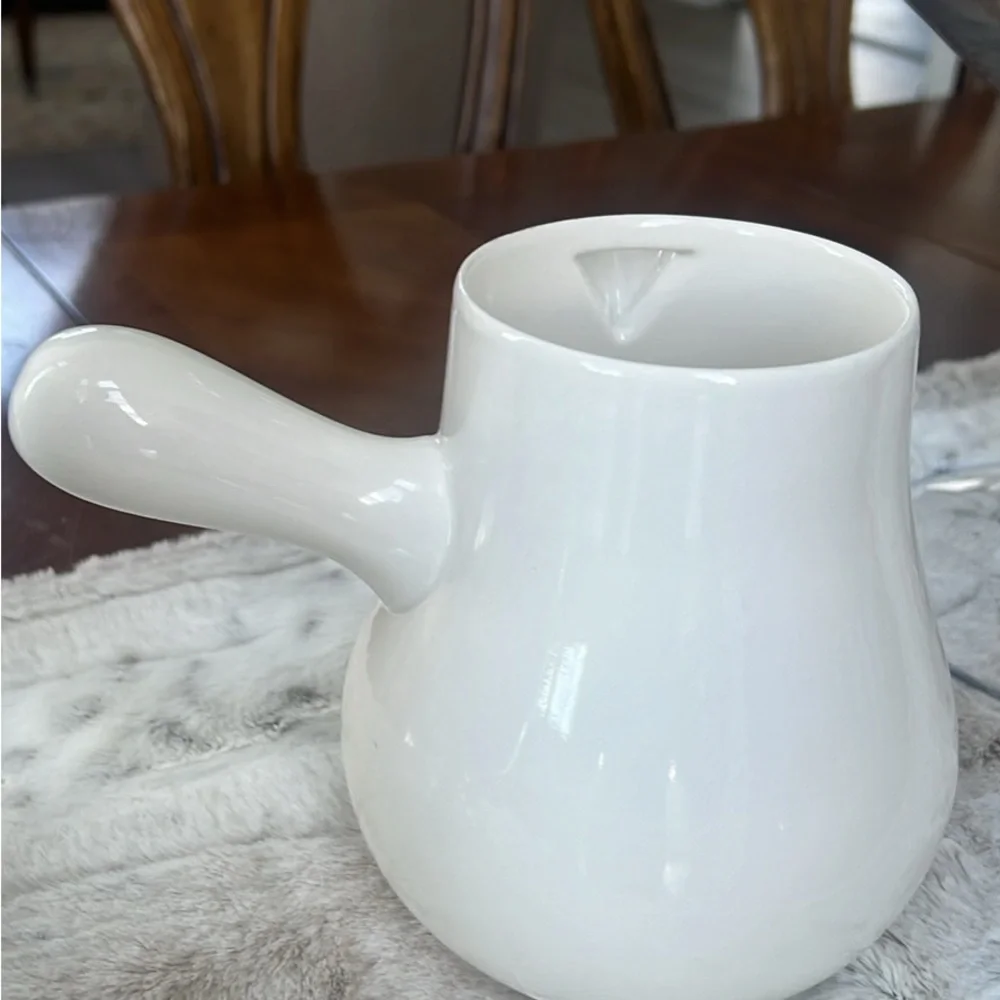 Williams Sonoma Bonjour Ceramic Hot Chocolate Pitcher -